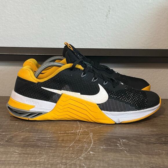 Nike Metcon 7 (CZ8281-097) Men’s Training Shoes Size 10.5 University Gold/Black main image 8